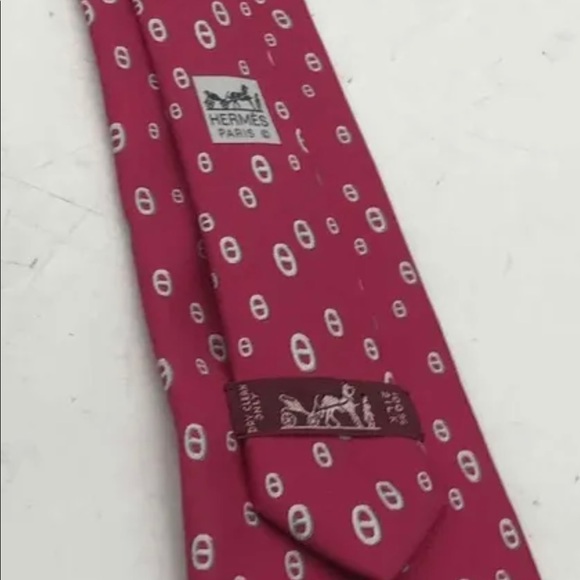 HERMES Men's Silk NECKTIE Tie 100% silk authentic.￼ - Picture 2 of 6